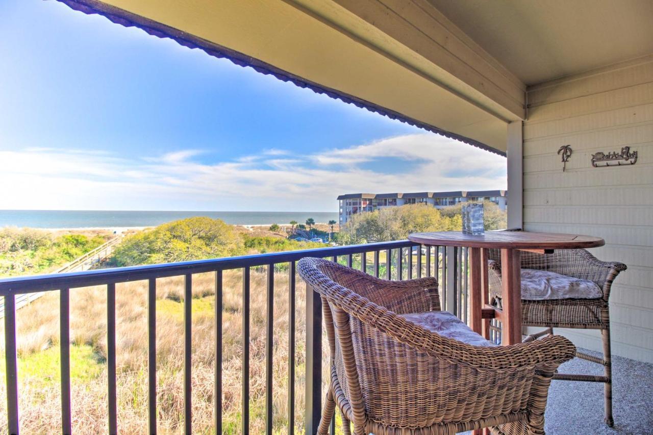 Oceanfront Condo With Beach View, Pool And Tennis! Hilton Head Island Kültér fotó